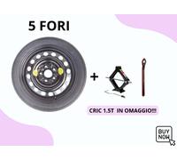 Ruotino di scorta 18" per VOLVO EX30 145/80R18 CON CRIC 1.5T (CRIC OMAGGIO)
