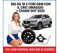 Ruotino di Scorta 18 Pollici MG HS ⚙️ OEM Cric Omaggio + Chiave ️ DOT 2025