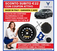 Ruotino di scorta 18" Voyah Passion 5 Fori con Cric Chiave e Sacca R18 Risparmia