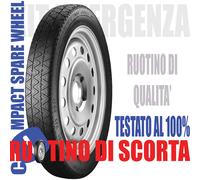 Ruotino Di Scorta 19" Tiger Six 2025-2026 5X114,3 155/80R19 DOT 2025 Solo Ruota