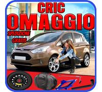 Ruotino Di Scorta 4Fori Da 15 Per Ford B-Max Con Kit Cric Crick + Chiave Sacca p