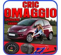 Ruotino Di Scorta 4Fori Da 15 Per La Ford Ka Con Kit Cric Crick + Chiave Sacca p