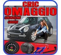 Ruotino Di Scorta 4Fori Da 15 Per La Mini One Cooper R50 Con Cric + Chiave Sacca