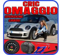 Ruotino Di Scorta 4Fori Da 15 Per Mini Roadster R59 Con Kit Cric + Chiave Sacca