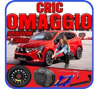 Ruotino Di Scorta 4Fori Da 15 Per Mitsubishi Colt 7 Con Kit Cric + Chiave Sacca