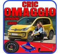 Ruotino Di Scorta 4Fori Misura Da 14 Per Volkswagen Up Con Kit Cric + Chiave