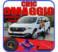 Ruotino Di Scorta 4Fori Misura Da 15 Per Dacia Lodgy Con Kit Cric Crick + Chiave