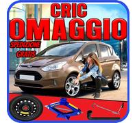 Ruotino Di Scorta 4Fori Misura Da 15 Per Ford B-Max Con Kit Cric Crick + Chiave