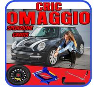 Ruotino Di Scorta 4Fori Misura Da 15 Per Mini One Cooper R50 Con Cric + Chiave p