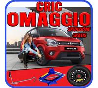 Ruotino Di Scorta 4Fori Misura Ruota Da 15 Per Suzuki Wagon R Con Kit Cric Crick