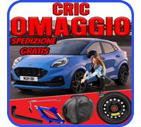 Ruotino Di Scorta 5Fori Da 16 Ford Puma Con Kit Cric Crick + Chiave Sacca Nuovo