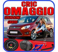 Ruotino Di Scorta 5Fori Da 16 Per Ford C-Max Con Kit Cric Crick + Chiave Sacca p