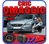 Ruotino Di Scorta 5Fori Da 16 Per La Volvo V40 Con Kit Cric Crick + Chiave Sacca