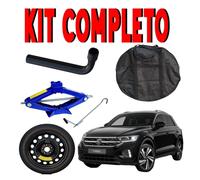 Ruotino Di Scorta 5Fori Da 16 Per Volkswagen T-Roc Con Kit Cric + Chiave Sacca p