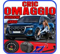 Ruotino Di Scorta 5Fori Da 17 Per Audi Q7 4M Con Kit Cric Crick + Chiave Sacca p