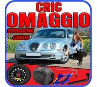 Ruotino Di Scorta 5Fori Da 17 Per La Jaguar S-Type Con Kit Cric + Chiave Sacca
