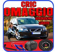 Ruotino Di Scorta 5Fori Da 17 Per La Volvo V50 Con Kit Cric Crick Chiave Sacca