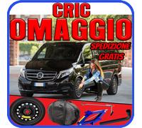 Ruotino Di Scorta 5Fori Da 17 Per Mercedes Classe V Con Kit Cric + Chiave Sacca