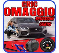 Ruotino Di Scorta 5Fori Da 18 Jaguar Xe Con Kit Cric Crick + Chiave Sacca Nuovo