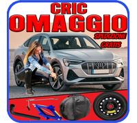Ruotino Di Scorta 5Fori Da 18 Per Audi E-Tron Con Kit Cric Crick + Chiave Sacca