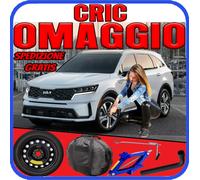 Ruotino Di Scorta 5Fori Da 18 Per Kia Sorento Con Kit Cric Crick + Chiave Sacca