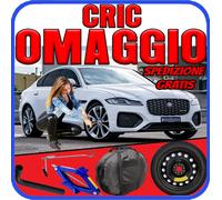 Ruotino Di Scorta 5Fori Da 18 Per La Jaguar Xf Con Kit Cric Crick + Chiave Sacca