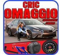 Ruotino Di Scorta 5Fori Da 18 Per La Lexus Gs Con Kit Cric Crick + Chiave Sacca