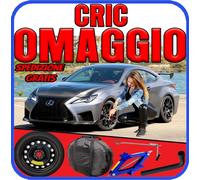 Ruotino Di Scorta 5Fori Da 18 Per La Lexus Rc Con Kit Cric Crick + Chiave Sacca