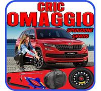 Ruotino Di Scorta 5Fori Da 18 Per Skoda Kodiaq Con Kit Cric Crick + Chiave Sacca