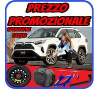 Ruotino Di Scorta 5Fori Da 18 Per Toyota Rav4 Con Kit Cric Crick + Chiave Sacca