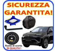 Ruotino Di Scorta 5Fori Da 18 Per Toyota Yaris Cross Con Kit Cric + Chiave Sacca