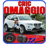 Ruotino Di Scorta 5Fori Da 19 Bmw X3 F25 M-Sport Con Kit Cric Crick Chiave Sacca