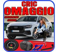 Ruotino Di Scorta 5Fori Da 20 Per La Audi Q8 Con Kit Cric Crick + Chiave Sacca p