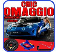 Ruotino Di Scorta 5Fori Misura Da 17 Per Alpine A110 Con Kit Cric Crick + Chiave