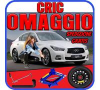 Ruotino Di Scorta 5Fori Misura Da 17 Per La Infiniti Q50 Con Kit Cric + Chiave p