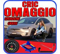 Ruotino Di Scorta 5Fori Misura Da 17 Per La Tesla Model X Con Kit Cric + Chiave