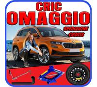 Ruotino Di Scorta 5Fori Misura Da 17 Per Skoda Karoq Con Kit Cric Crick + Chiave