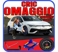 Ruotino Di Scorta 5Fori Misura Da 17 Per Volkswagen Golf 7 8 Con Kit Cric Chiave