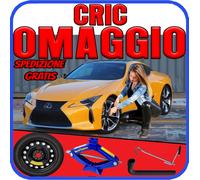 Ruotino Di Scorta 5Fori Misura Da 18 Per La Lexus Lc Con Kit Cric Crick + Chiave