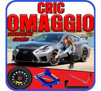 Ruotino Di Scorta 5Fori Misura Da 18 Per La Lexus Rc Con Kit Cric Crick + Chiave