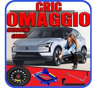 Ruotino Di Scorta 5Fori Misura Da 18 Per Volvo Ex30 Con Kit Cric Crick + Chiave