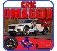 Ruotino Di Scorta 5Fori Misura Da 18 Per Volvo V90 Con Kit Cric Crick + Chiave p