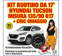 Ruotino Di Scorta 5Fori Misura Ruota Da 17 Hyundai Tucson Con Kit Cric Crick ps
