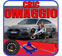 Ruotino Di Scorta 5Fori Misura Ruota Da 19 Per Audi A5 Con Kit Cric Crick Nuovo1