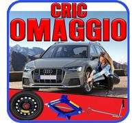 Ruotino Di Scorta 5Fori Misura Ruota Da 19 Per Audi A6 Con Kit Cric Crick Nuovo