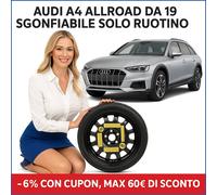 Ruotino di Scorta da 19 Pollici 5 Fori per Audi A4 Allroad Emergenza