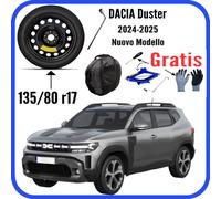 ✅ Ruotino di Scorta Dacia Duster 17” + Kit Cric Chiave e Sacca DOT 2025 Omaggio