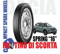 Ruotino Di Scorta Eco-Ss 4 Fori 16 Per Dacia Spring 115/70 R16 Nuovo