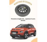 Ruotino di Scorta per CITROEN C4 AIRCROSS - 135/90R17 (67.5x15 cm)