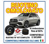 Ruotino Di Scorta Per Mercedes Gle Amg 19" Compatibile Con Kit Cric Chiave Sacca